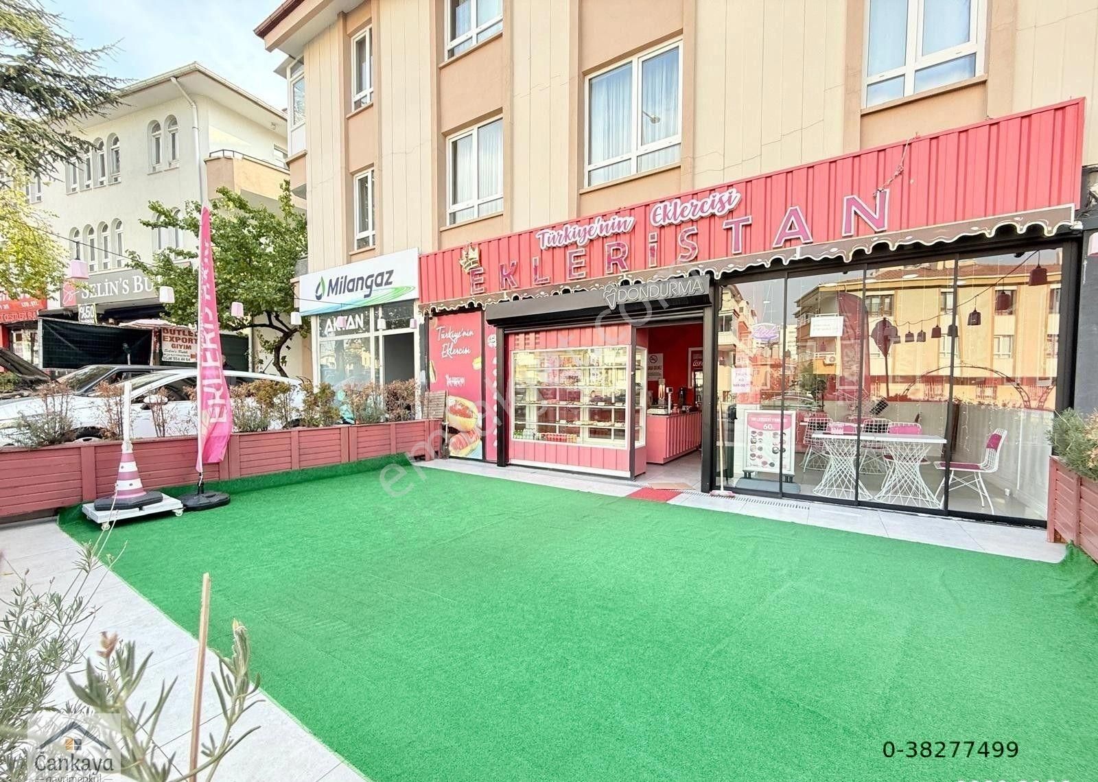 Çankayadan Sinan Caddesinde Her İşe Uygun Özel Teraslı 100m2 Dükkan Süper Lüx Yapılı