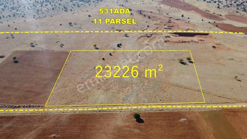 Konya Akören Ağalarda 23.226 M² Tek Tapulu Arazi