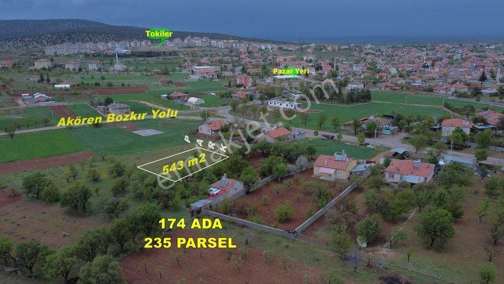 Konya / Akören / Ağalar Mahallesinde 543 M² Müstakil Tapulu Konut İmarlı Arsa