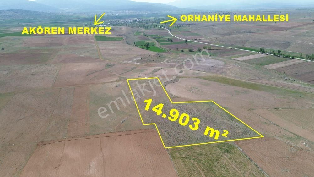 Konya / Akören / Orhaniye 14.903 M² Müstakil Tapulu Tarla