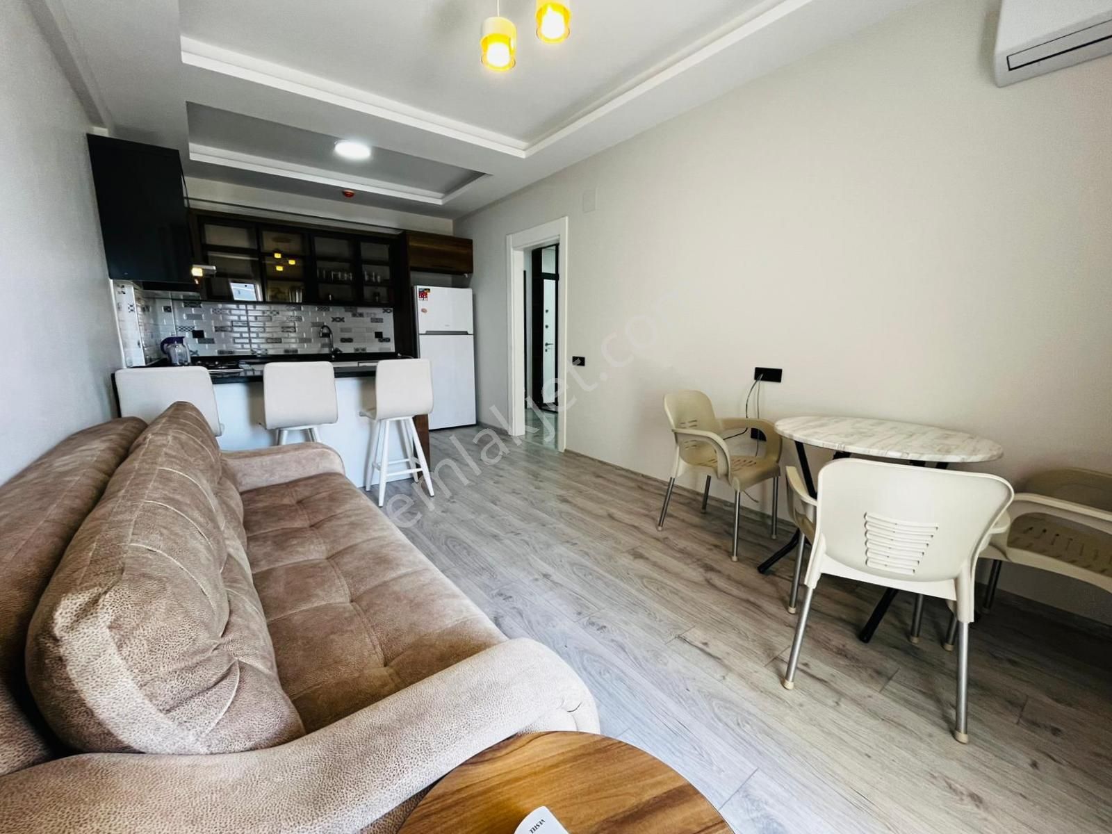 Ethereal'den Tömükde Aquaparklı Havuzlu Siteiçi Geniş Eşyalı 1+1