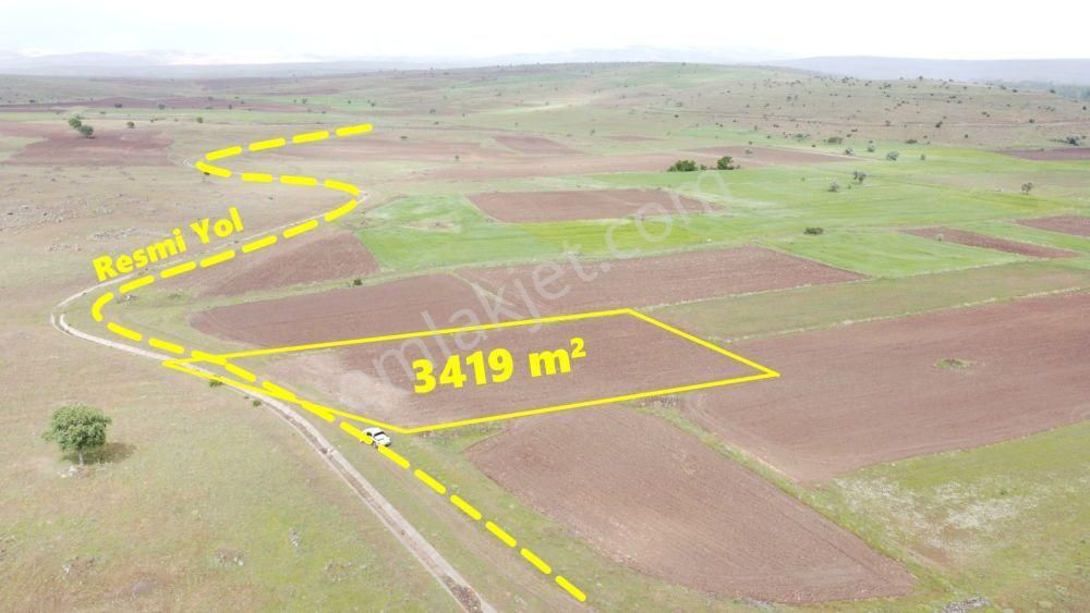 Konya / Akören / Çatörende 3.149 M² Resmi Yola Cephe Tarla