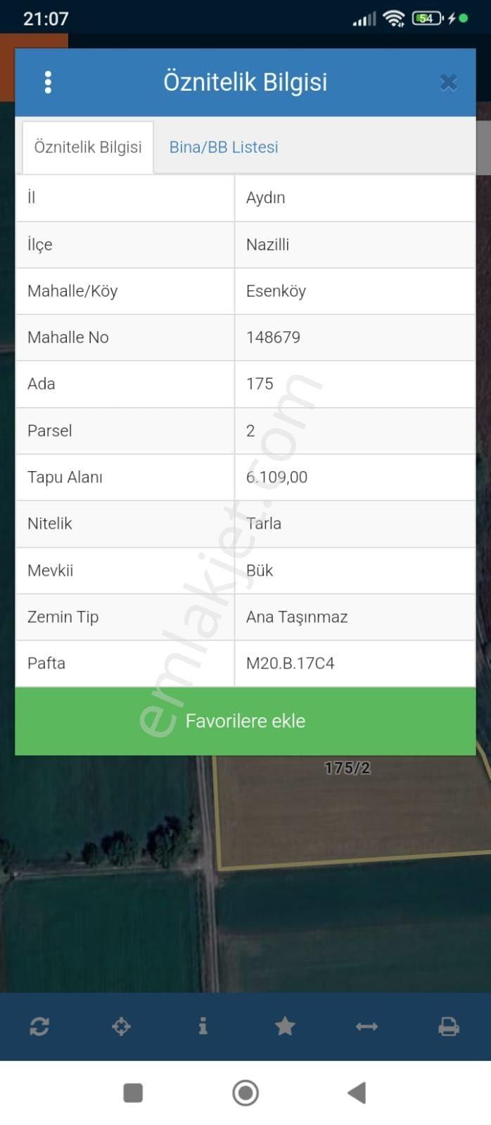Nazilli – Esenköy’ De Satılık 6.100 M2 Satılık Sulak Tarla