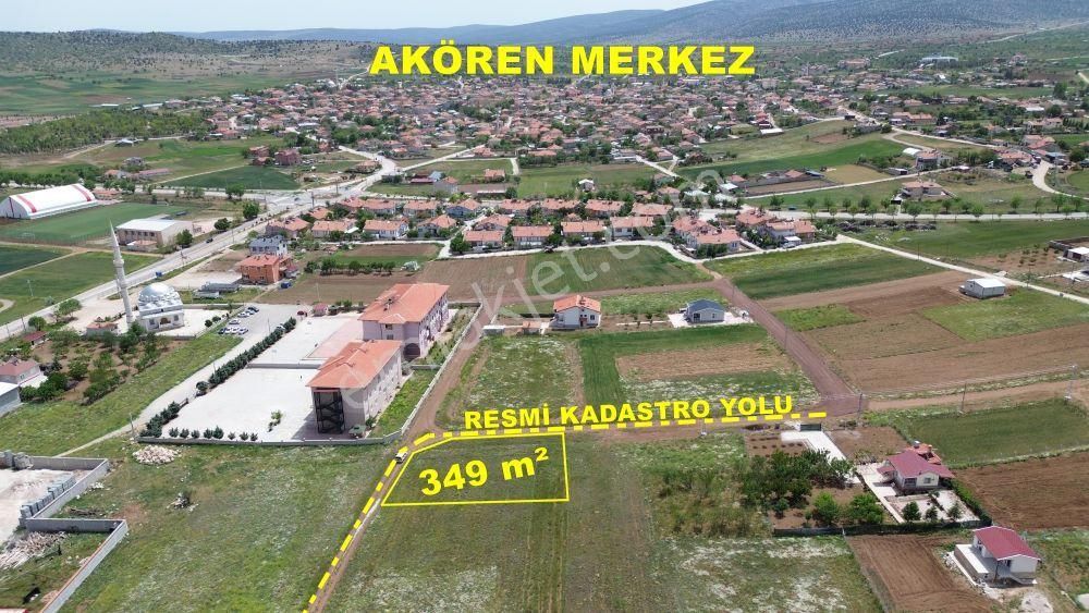 Konya / Akören / Tülce Mahallesinde 349 M² Müstakil Tapulu Konut İmarlı Arsa