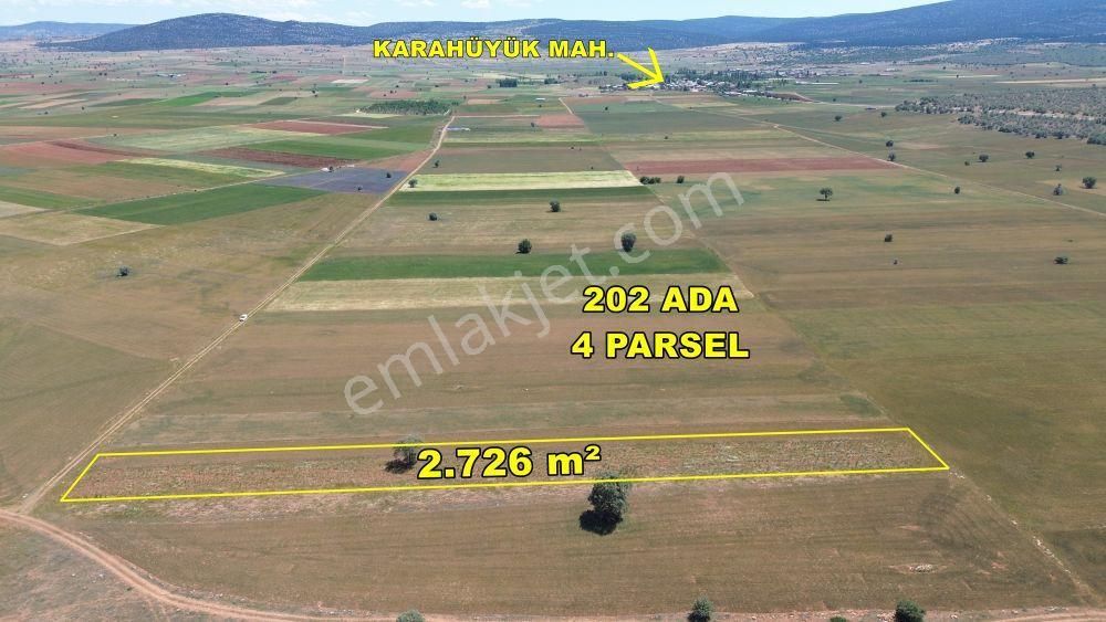 Akören Karahüyük Konumu Harika 2.726 M² Tek Tapu Tarla
