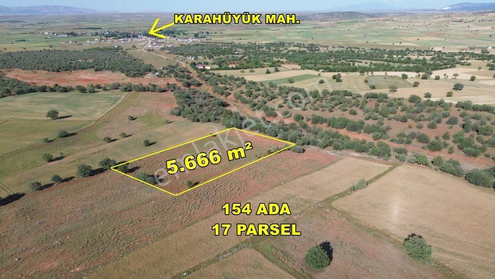 Konya / Akören / Karahüyük De Göynüktepe Ormanına Cephe 5.666 M² Tarla