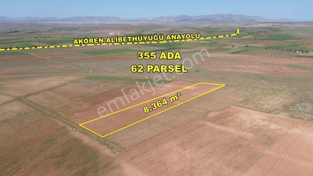 Konya / Akören / Orhaniye Tarla 8.364m²