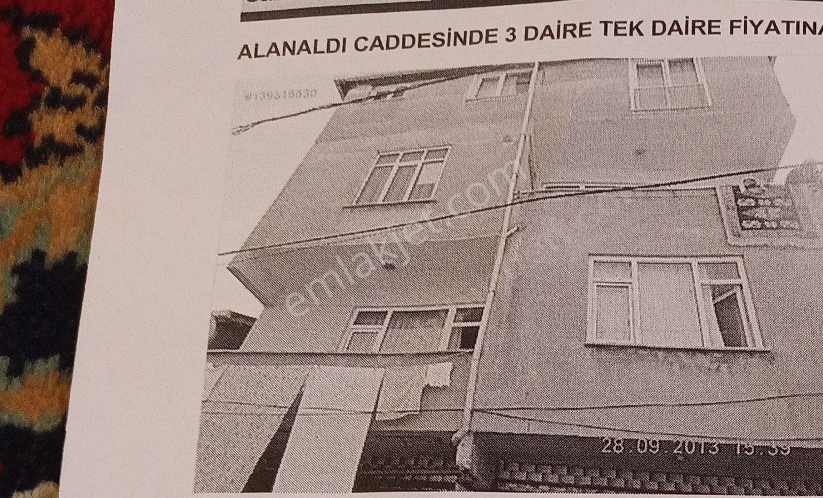 3 Daire Tek Daire Fiatina