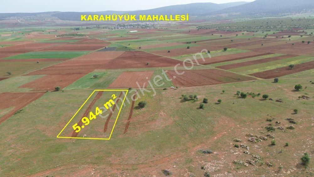 Konya / Akören / Hacılar Mahallesinde 5.944 M² Müstakil Tapulu Tarla