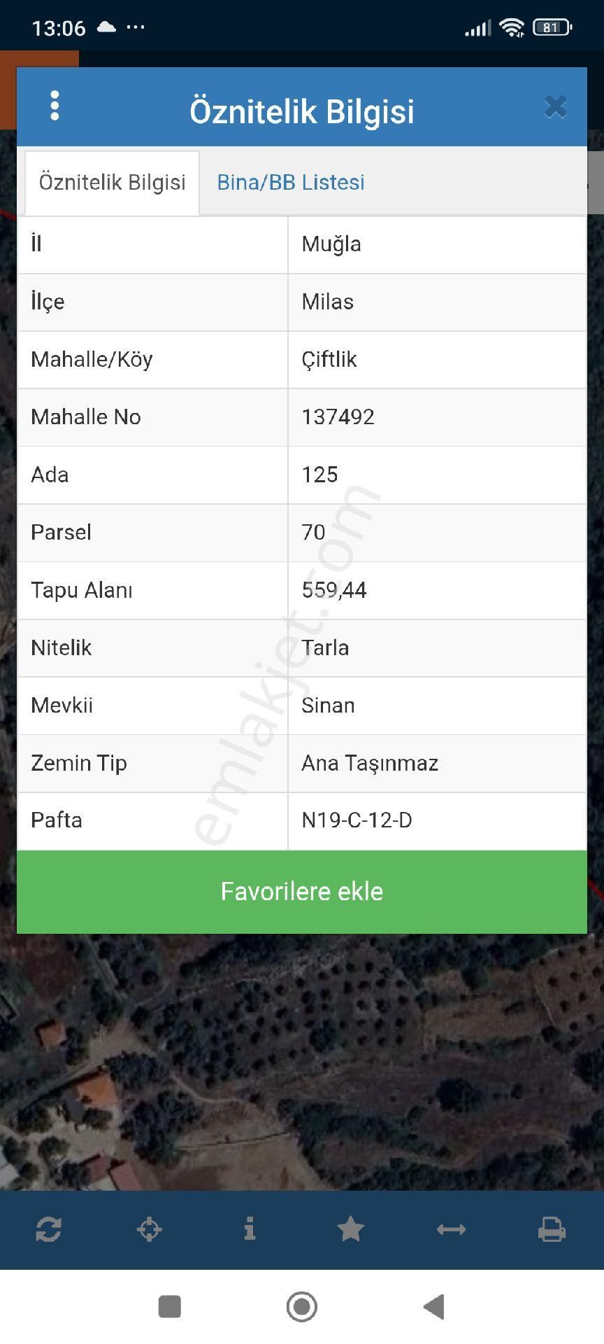 Çiftlik'te Satılık Tarla - Görsel 2