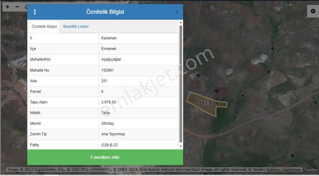 Talha Tozduman'dan Ermenek Altıntaş Yaylasında Yola Cephe 3.976m