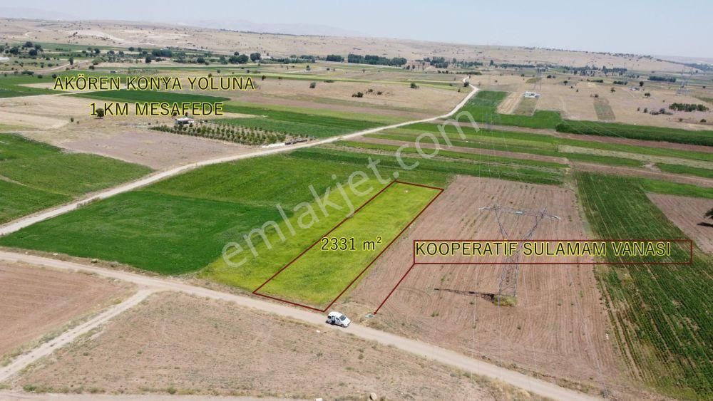 Konya / Akören / Tülce De 2.331 M² Tarla