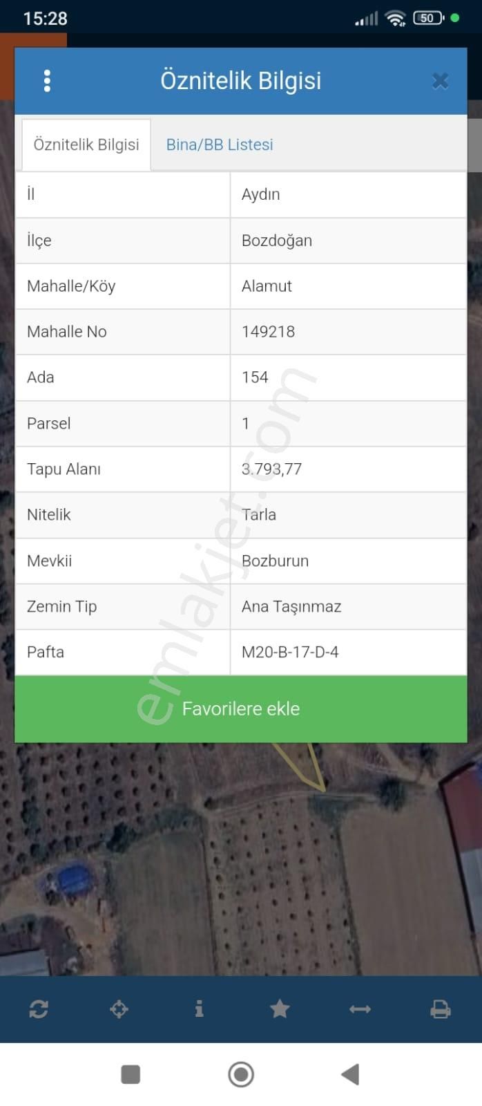 Nazilli-bozdoğan - Yenipazar Yolu Kavşağına Yakın Mevkide Satılık Tarla - Görsel 5