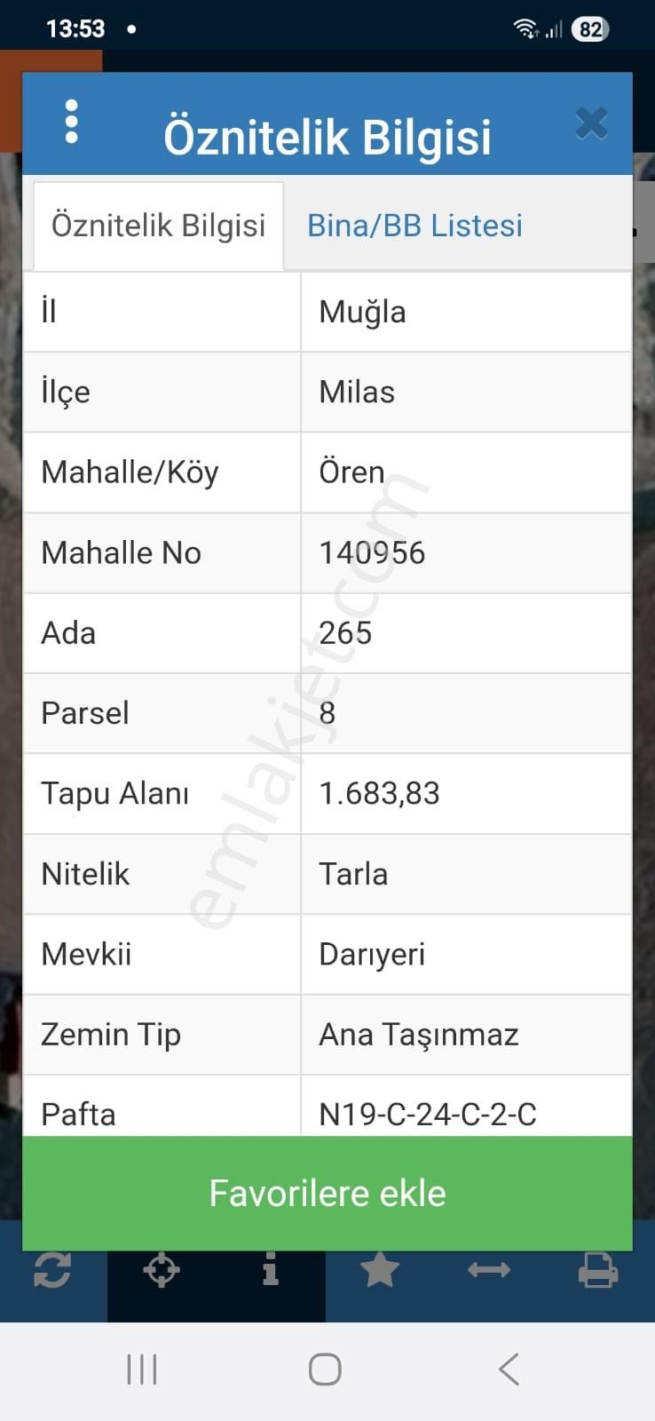 Gökova Körfezi Ören Cennetin De Denize Sıfır 1600 M2 Arsa Satılık - Görsel 17
