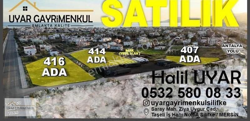 Uyar Gayrimenkuldn Silifke Taşucu Mah Denize Yakın Satılık Arsa