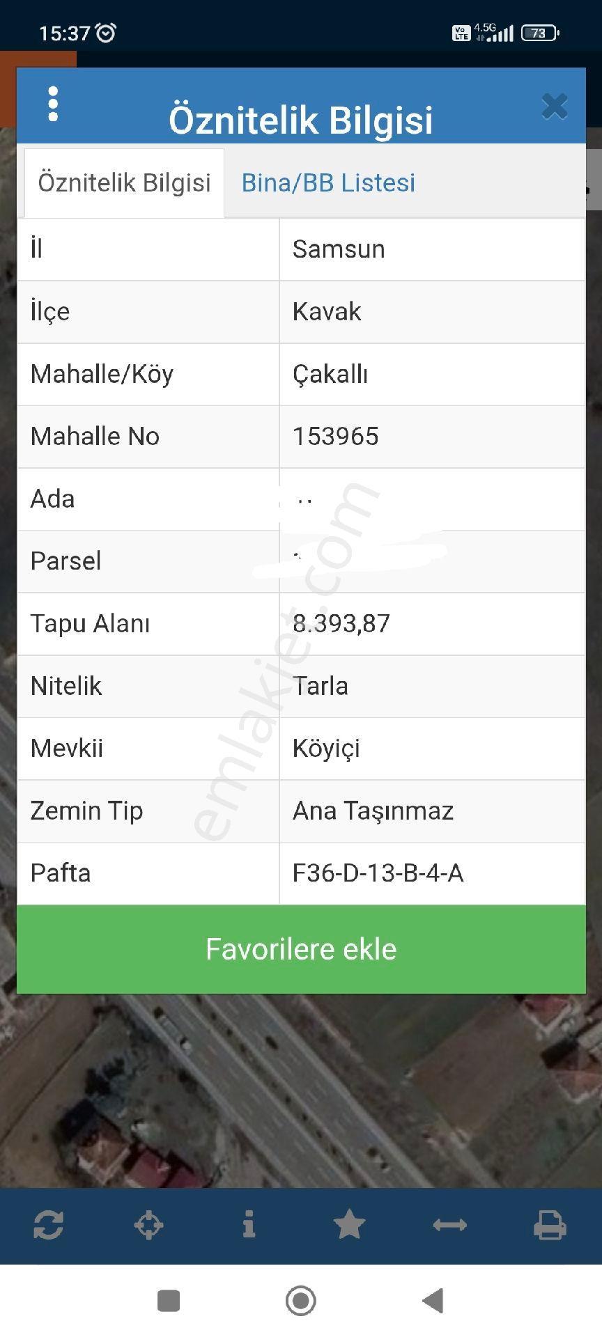 Ali Erişgin'den Satılık Tarla 8393 M. Köy İçi Tapulu Bölgenin En İyi Tarlası Samsun Çakallı'da - Görsel 17