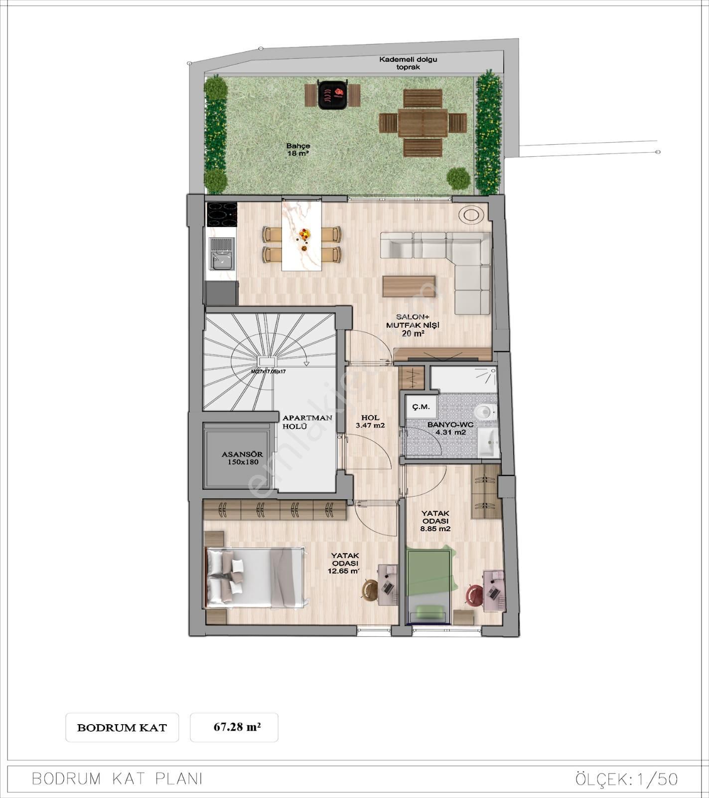 Beyoğlu Cihangir Deniz Manzaralı Sıfır Satılık Bina - Görsel 15