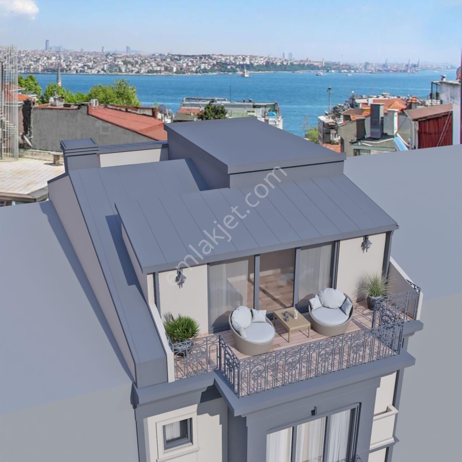 Beyoğlu Cihangir Deniz Manzaralı Sıfır Satılık Bina - Görsel 4