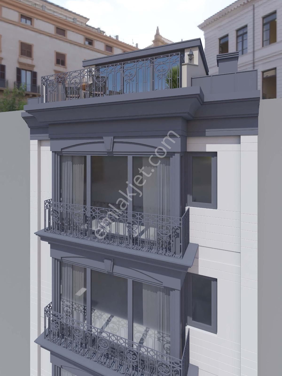 Beyoğlu Cihangir Deniz Manzaralı Sıfır Satılık Bina - Görsel 6