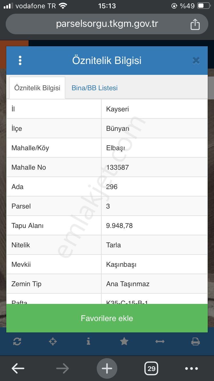 Elbaşı Köyünde Malatya Yoluna 500 Metre Tek Tapu Tarla