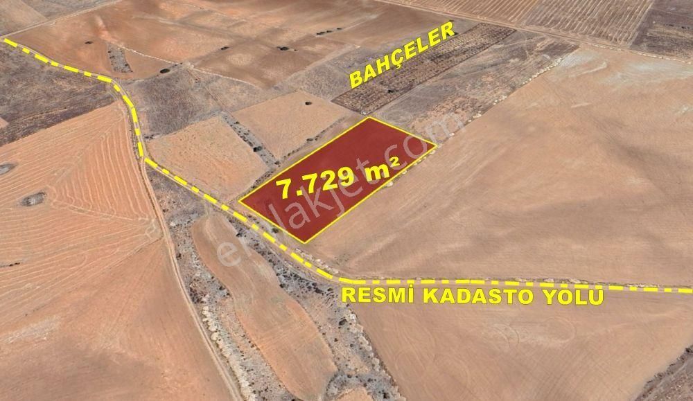 Karaman / Kazımkarabekir / Pazar Mahallesinde 7.729 M² Müstakil Tapulu Tarla