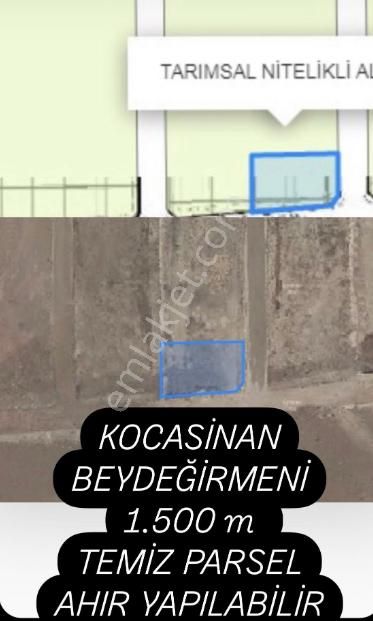 Satılık Kocasinan Bey Değirmeni Köşe Başı Temiz Parsel