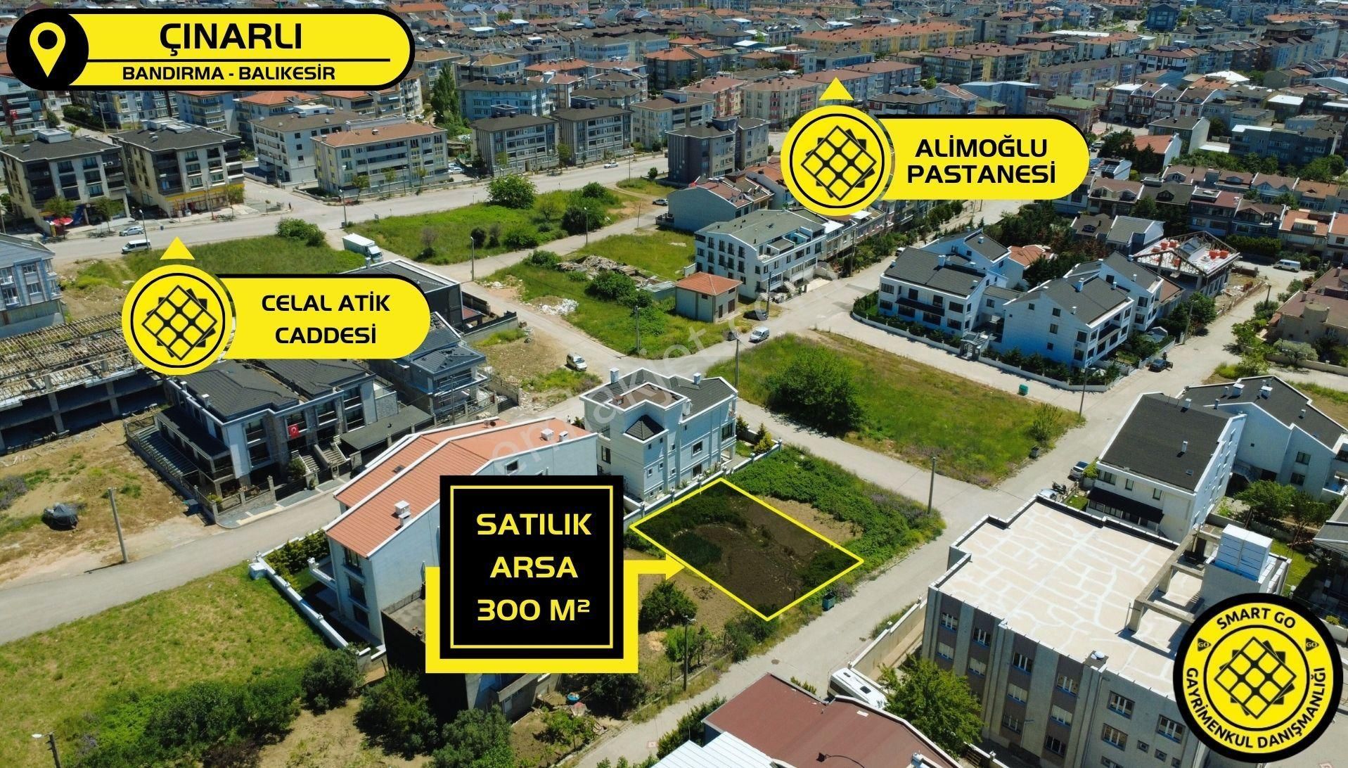Çınarlı'da Harika Konumlu Villa İmarlı 300 M² Satılık Arsa