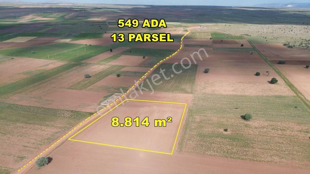 Konya / Akören De 8.814 M² Tarıma Ve Hayvancılığa Uygun Tarla