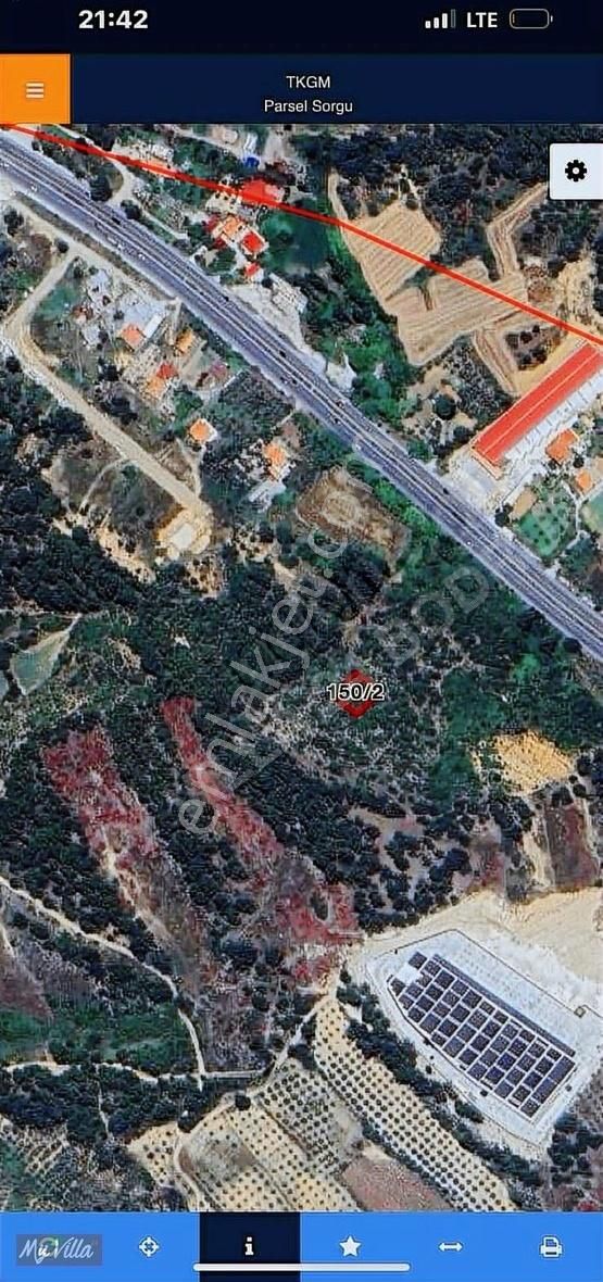 Muğla Menteşe Aydın Yolu Üzerinde Villa İmarlı Arsa