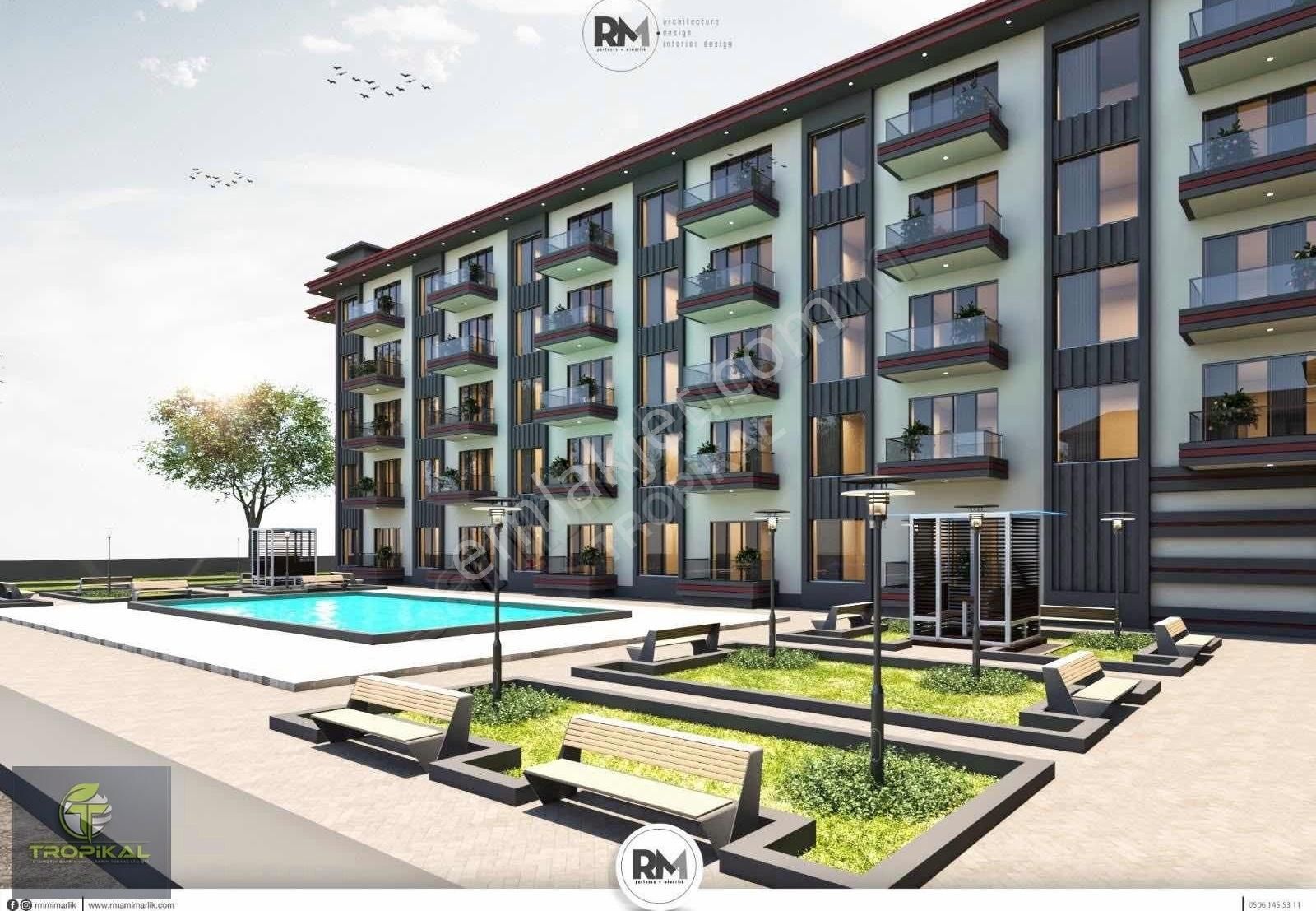Termesoos Hastanesi Yakınında Site İçerisinde Havuzlu Lüks 1+1