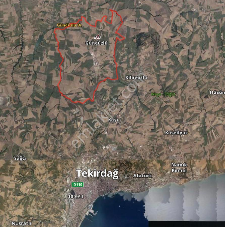 Tekirdağ Gündüzlü'de 125 M2 Arsa Tapulu - Görsel 6