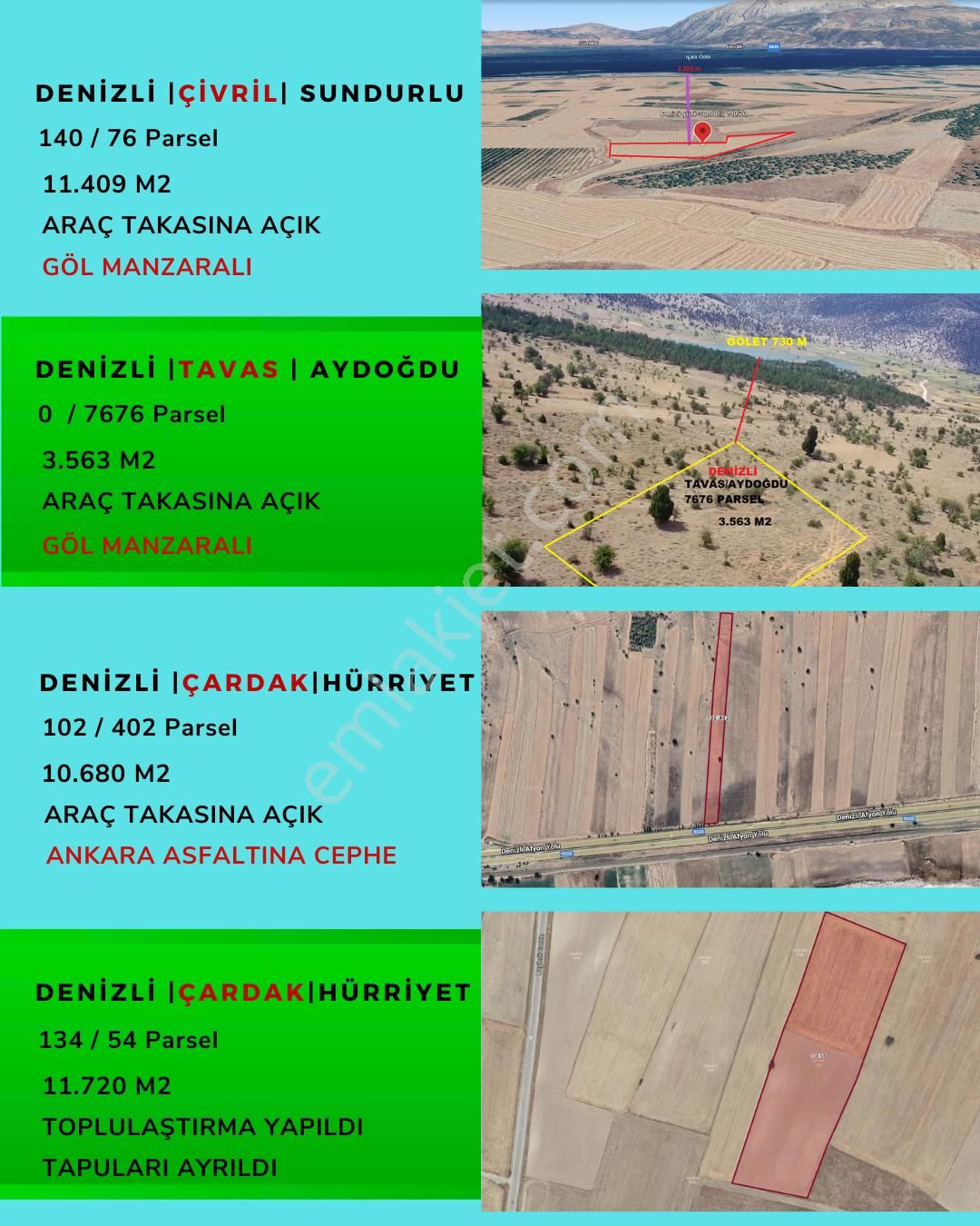 Denizli | Çardak | Havaalanı Yakını Tarla - Görsel 3