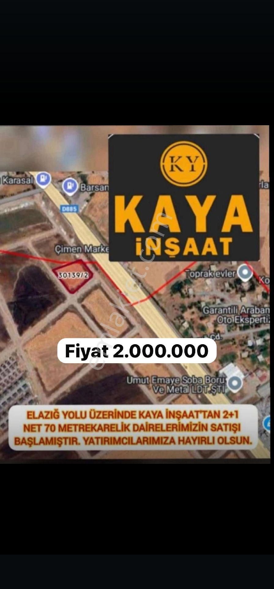 Elazığ Yolu Üzeri Arsa Payından Daire