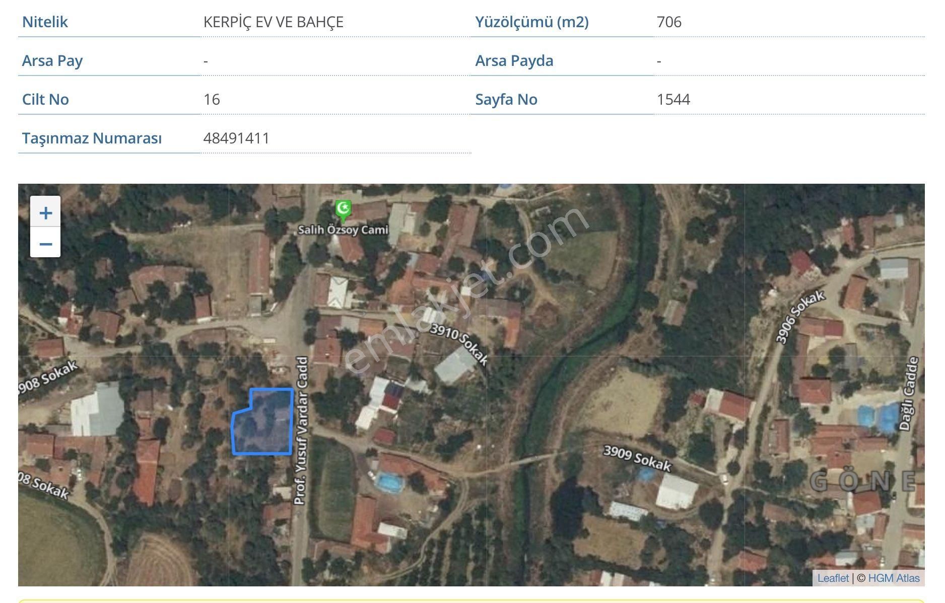 Malkara Gönence Köyü'nde Merkezi Konumda, 706 M² Satılık Arsa!