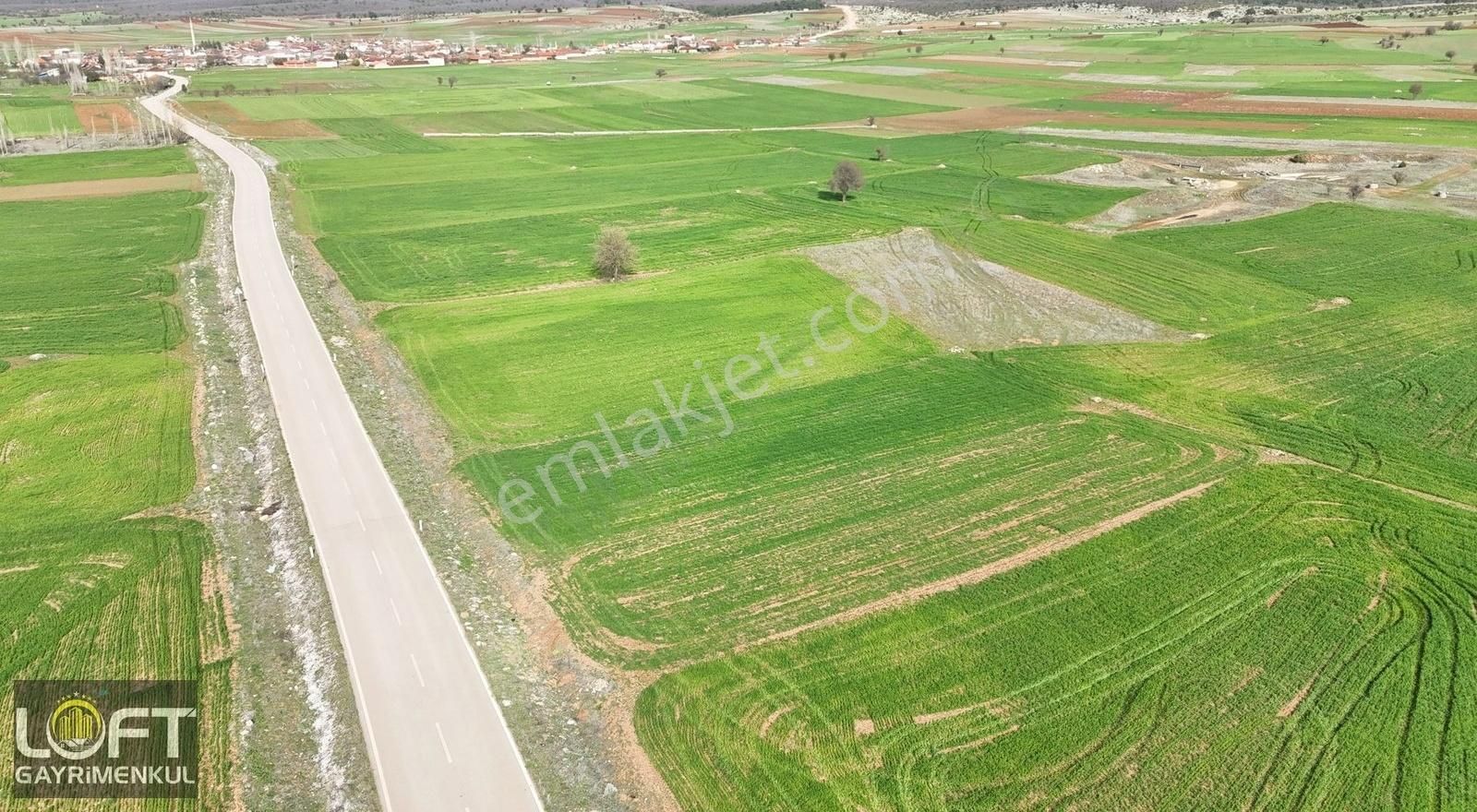 Çavdarhisar Gökağaç Asfalt Cephe Köye Yakın 891m2 Dümdüz Tarla!