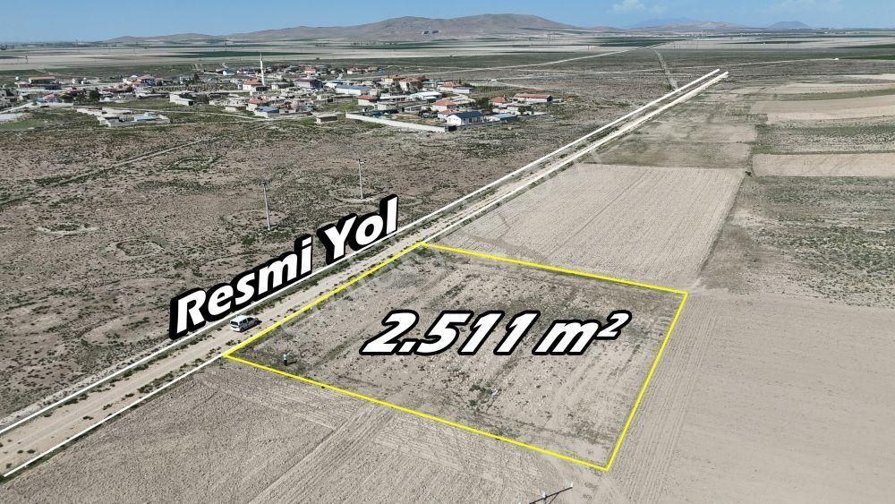 Konya / Karapınar / Çiğil Mahallesinde 2.511 M² Müstakil Tapu Bağ Yeri