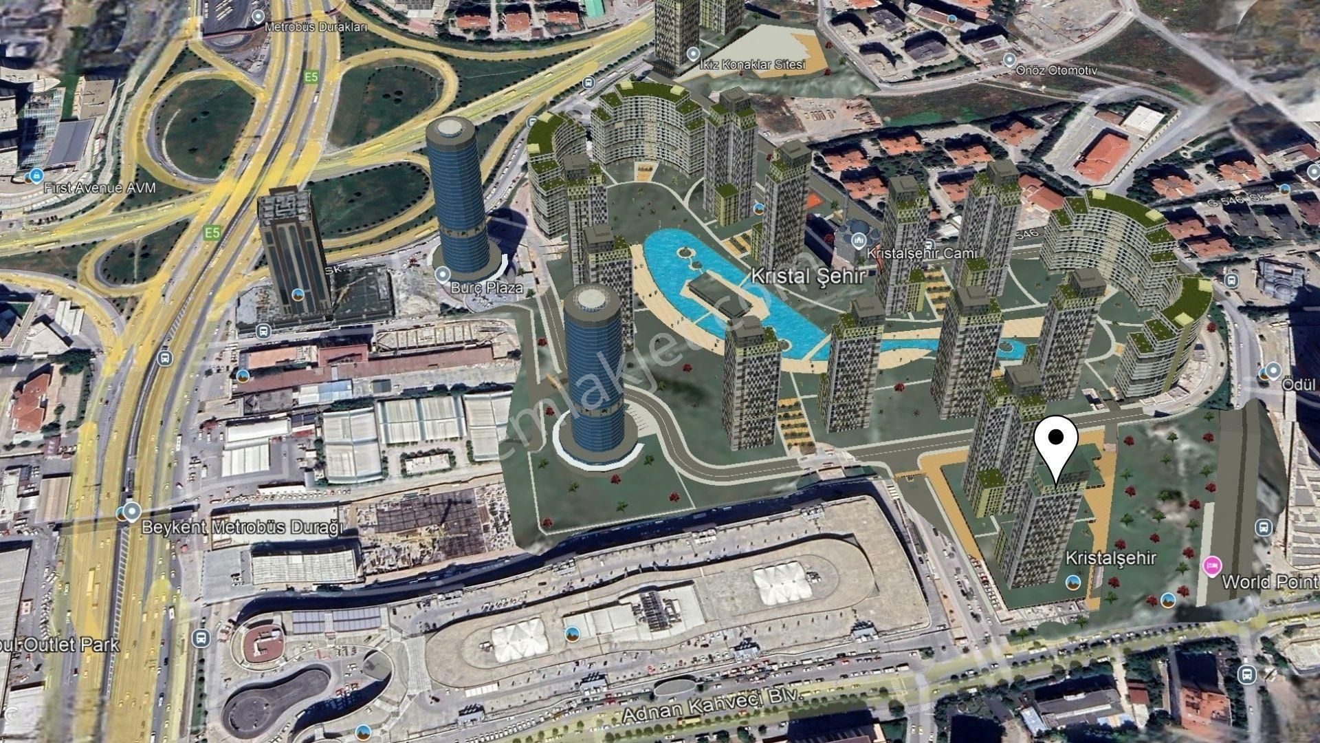 Acil Satılık İhlas Kristalşehirde 3+1 B Tipi 141 M2. Kelepir Daire