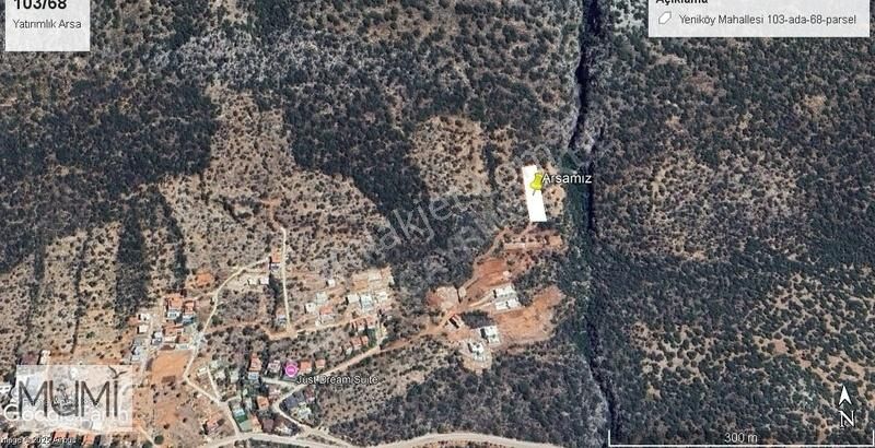 Kaş Göksekide Deniz Manzaralı Ve Yakın 1.658 M² Yatırımlık Arazi