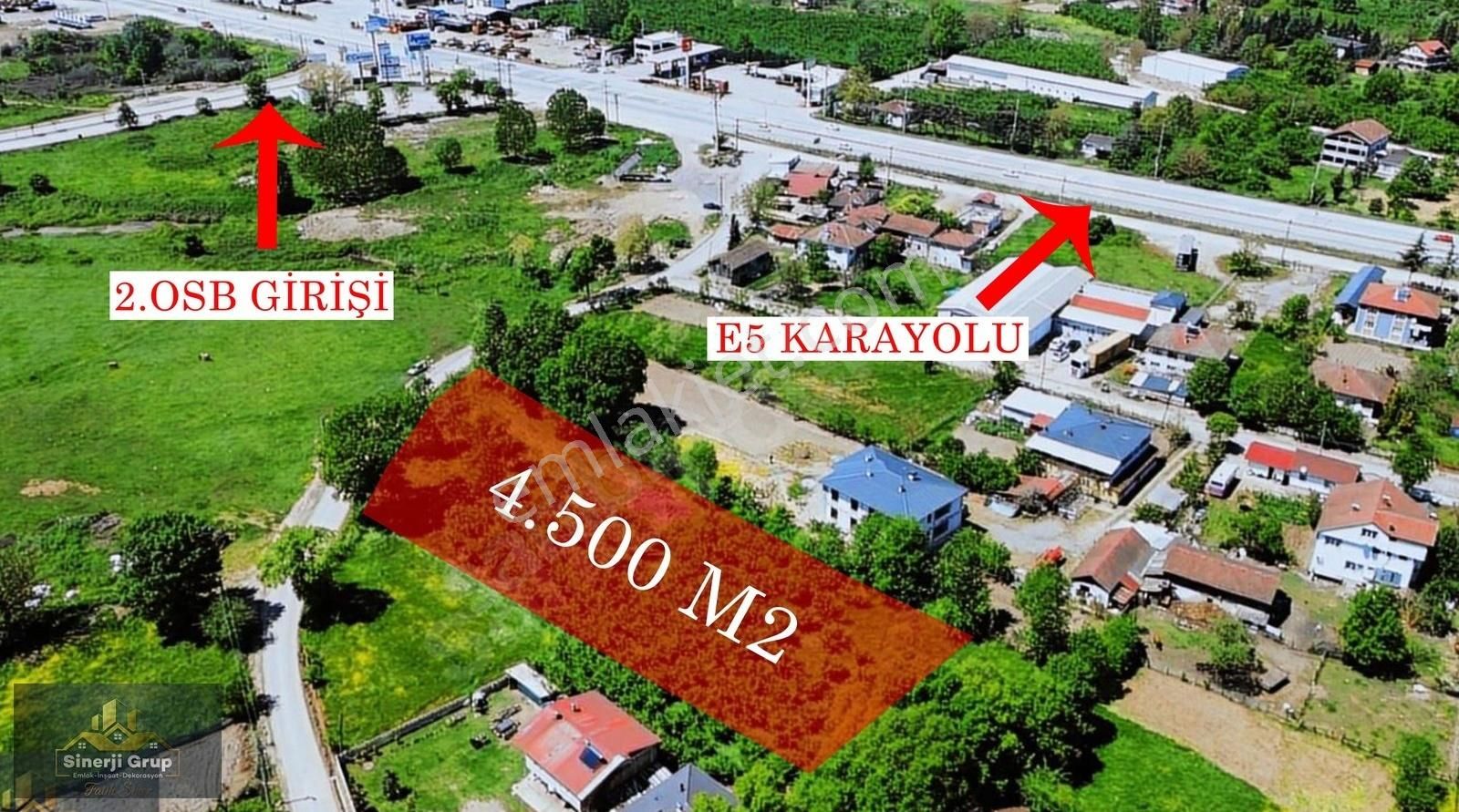 Sinerji Grup Erkan Köstereli'den 4500m2 Kiralık Arsa