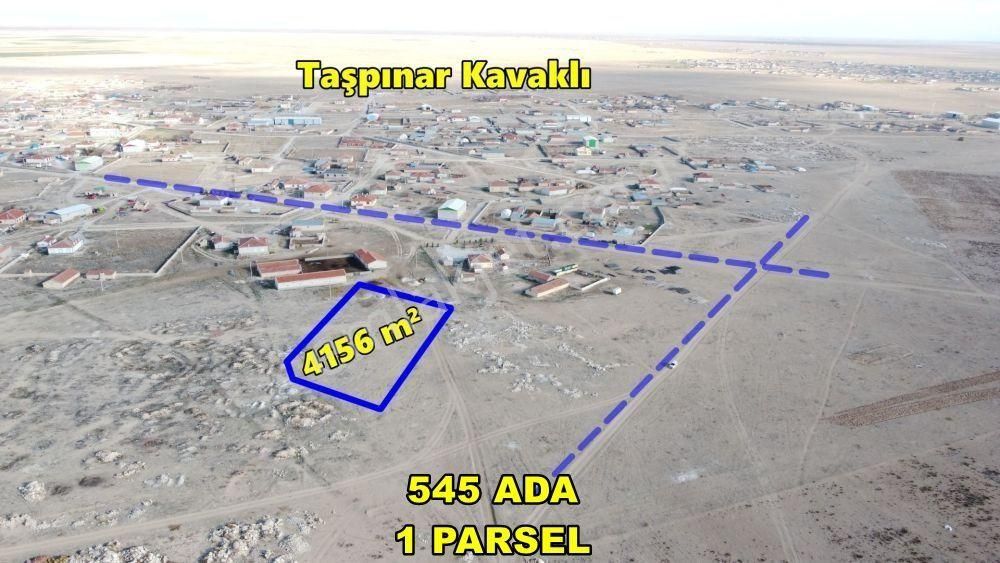 Konya / Cihanbeyli / Taşpınar Kavaklı'da 4.156 M² Müstakil Konut İmarlı Arsa
