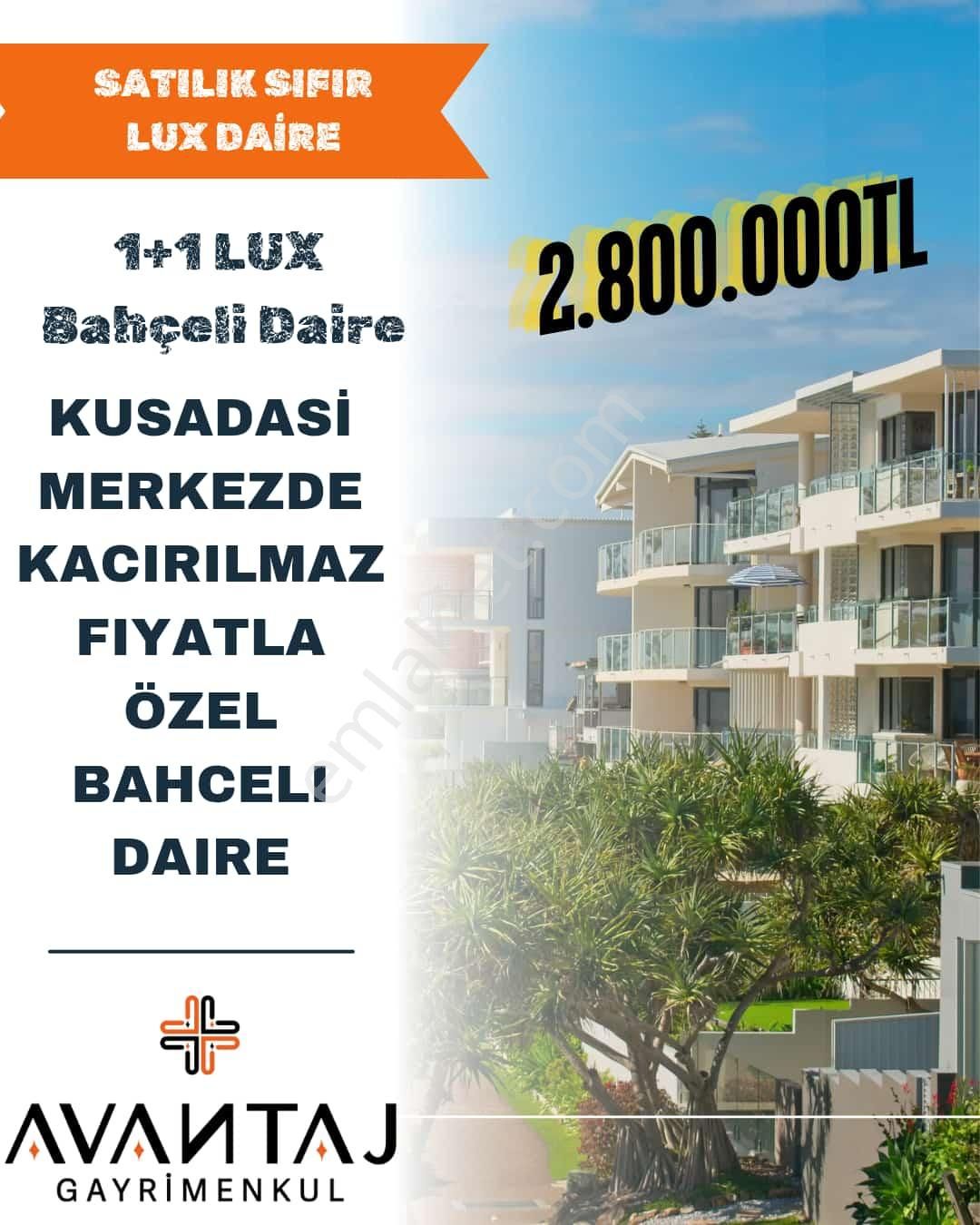 Kusadası Merkezınde Kendine Özel Bahçeli Sıfır Çok Uygun Daire