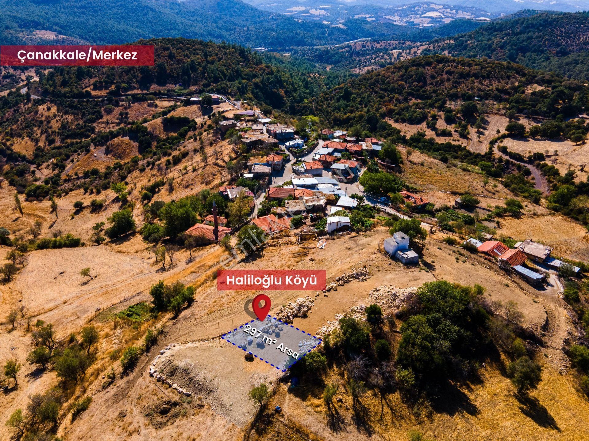 Çanakkale Merkez Haliloğlu Köyü'nde 297 M² Satılık Arsa