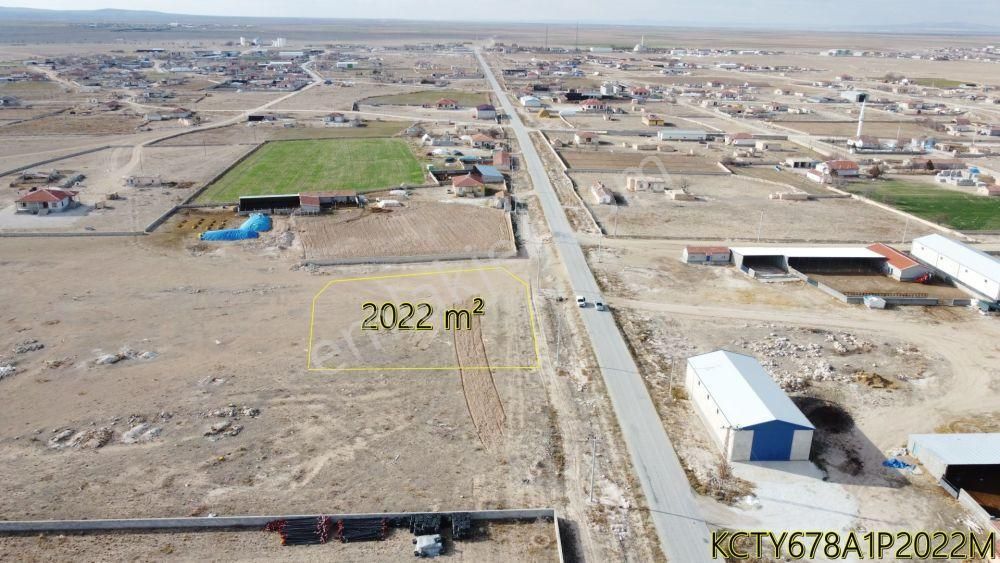 Konya / Cihanbeyli / Taşpınar-yeniyayla'da 2.022m² Köşe Parsel İmarlı Arsa