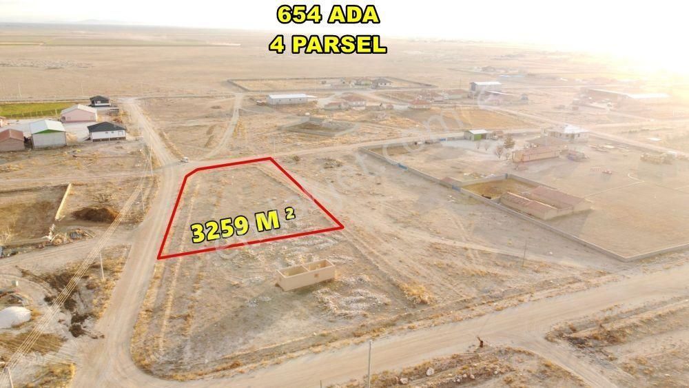 Konya / Cihanbeyli / Taşpınar-yeniyayla 3.259 M² Köşe Parsel İmarlı Arsa
