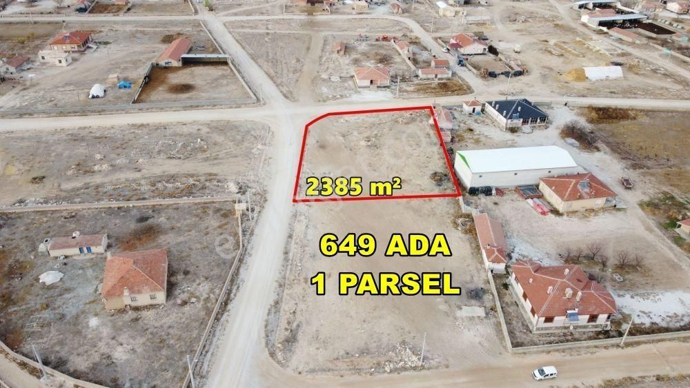Konya / Cihanbeyli / Taşpınar-yeniyayla 2.385 M² Köşe Parsel İmarlı Arsa