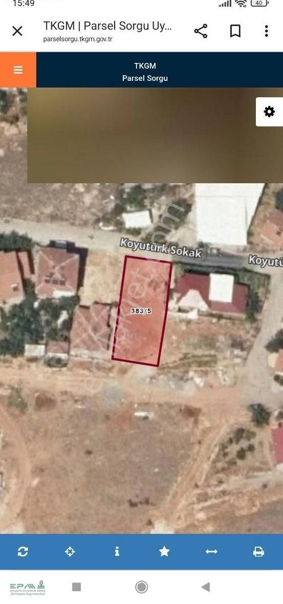 Epa Özyaşam Gayrimenkulden Tecde Mahallesi'nde Villa İmarlı Arsa