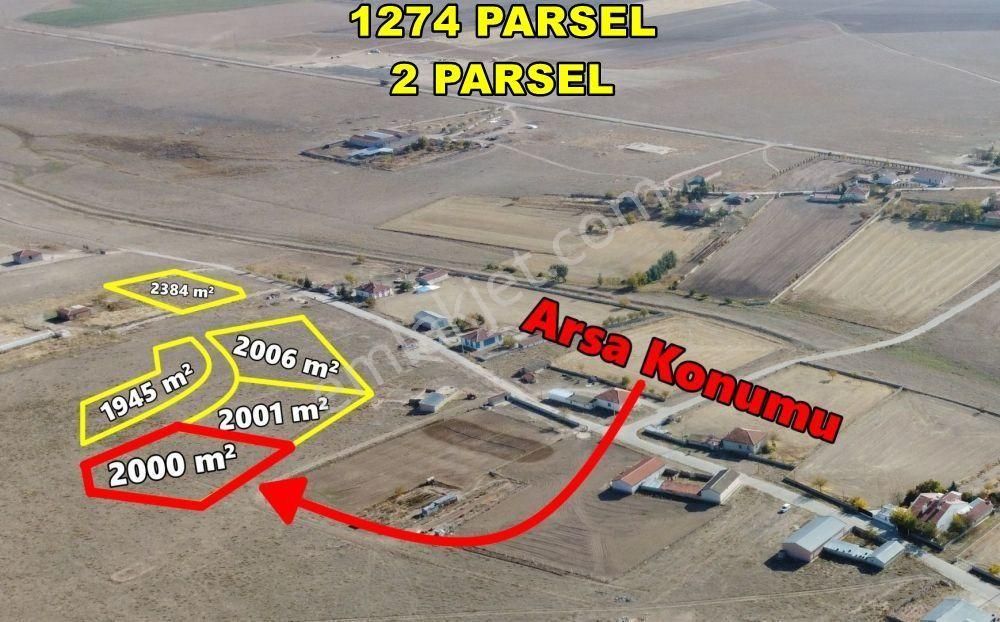 Konya / Cihanbeyli / Ahirigüzel 2.000 M² Konut İmarlı Arsa Fırsatı