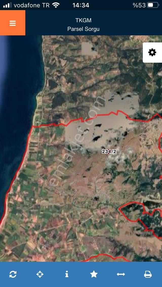Kösedereye 1 Km Satılık Tarla