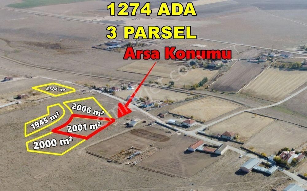 Cihanbeyli / Ahirigüzel'de 2.001 M² Konut İmarlı Arsa