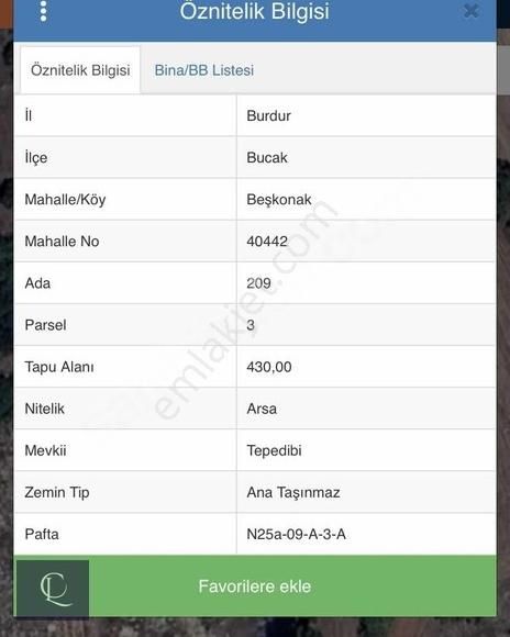 Clara Gayrimenkul'den Burdur'da Satılık Arsa